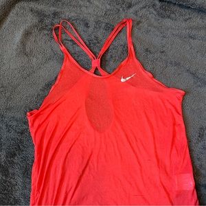 Nike Dri-fit Reddish Orange Tank Top Size M